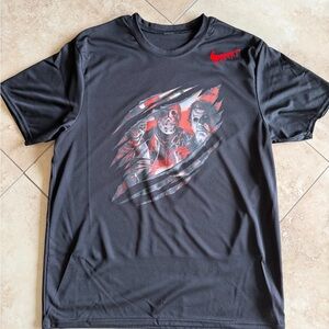 RARE Nike Black shirt Large Jason Voorhees Michael Myers Freddy Kreuger Dri-fit